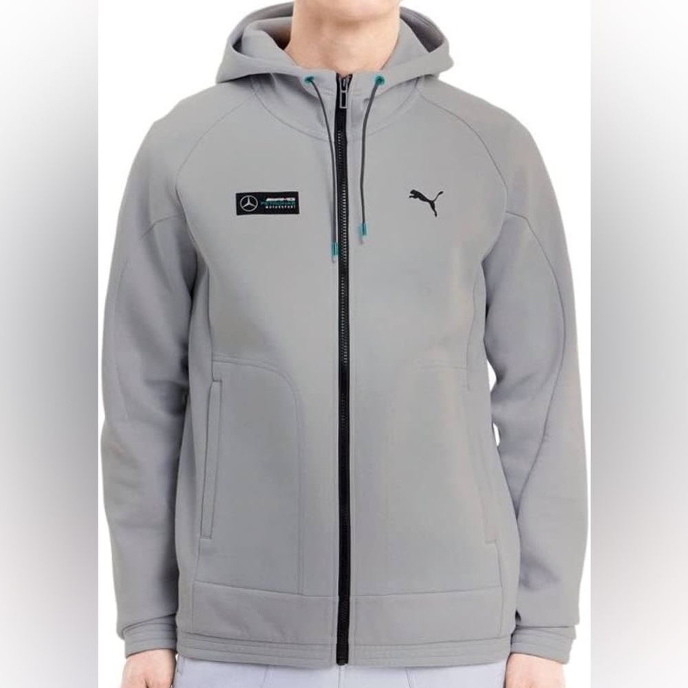 Formula 1 Team Mercedes AMG Petronas Motorsport Puma Zip-Hoodie - Men’s Large